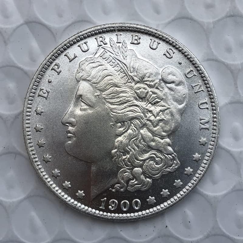 1900P Версия на Американската монети Морган Сребърен Долар Месинг със сребърно покритие Старинни Занаяти Чуждестранни