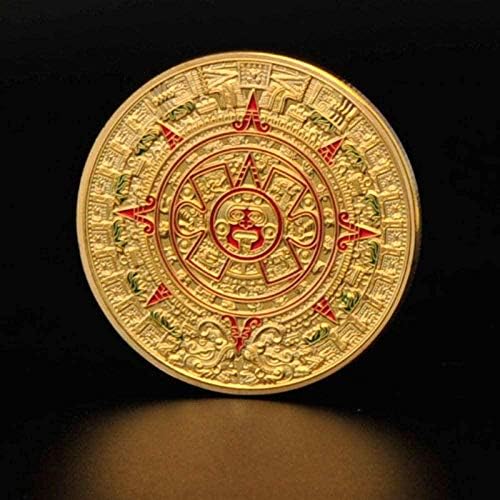 Слънчеви Часовници на Маите, Ацтекские Чужди Американски Възпоменателни Монети, Златна Монета, Медал, Подарък