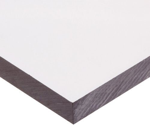 Удароустойчив лист от поликарбонат, Лъскав, ASTM D 3935, Прозрачна, дебелина 3/4 инча, ширина 24 инча, дължина