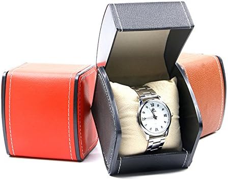 BOER INC Кутия за часовници От Изкуствена Кожа С Един Гривната BangleTravel Калъф За Съхранение на Бижута Органайзер
