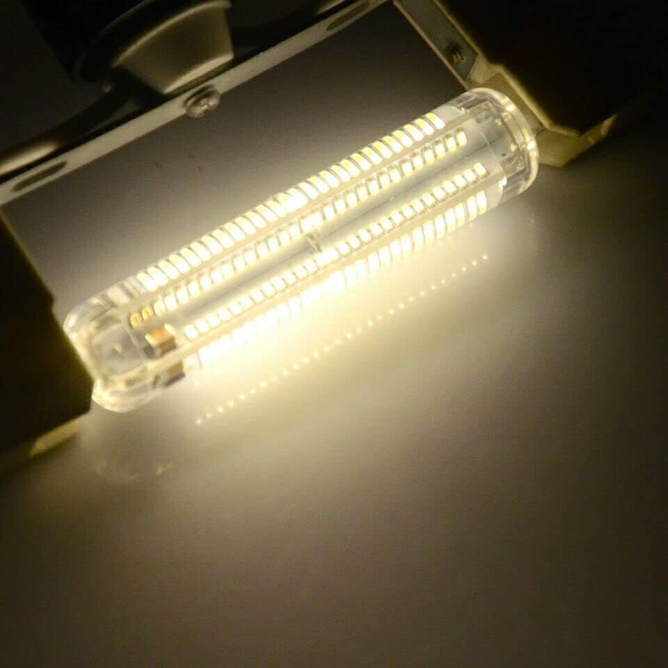 URBERY Wide Voltage Lights 4 опаковки led лампи R7S 5 W 78 Mm SMD 3014 108 Чисто бял/топло бял, царевичен лампа