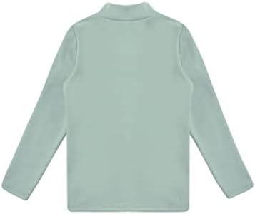 YUUMIN/ Детски Пуловер с дълги ръкави За Момчета и Момичета, Базова Многопластова Тениска, Тениски с високо
