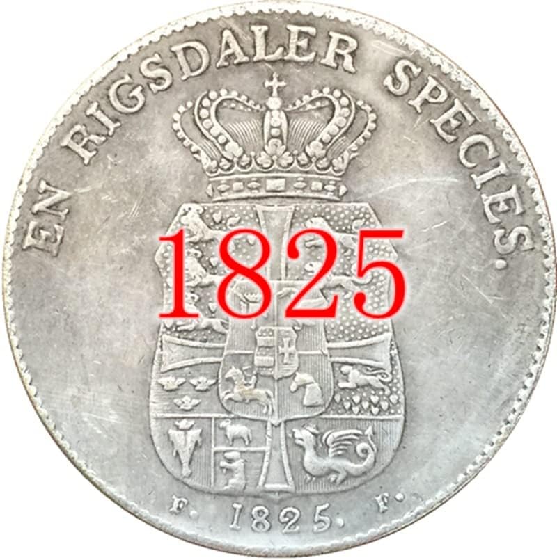 13 Различни Дати Датски Медни монети със сребърно покритие Антични Монети Чуждестранни Възпоменателни монети,