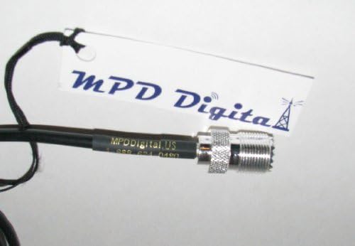 MPD Цифрови радиочестотни коаксиален кабел BNC с вход UHF SO239 PL259 с жак RG58 20 инча|RG-58 BNC SO-239 Коаксиален