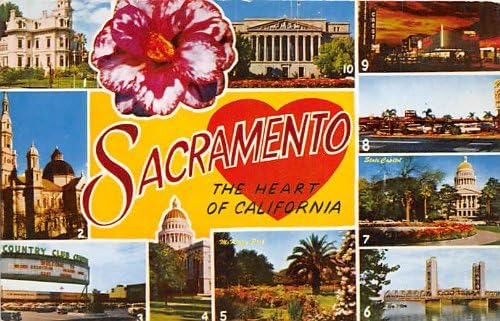 Пощенска картичка от Сакраменто, Калифорния