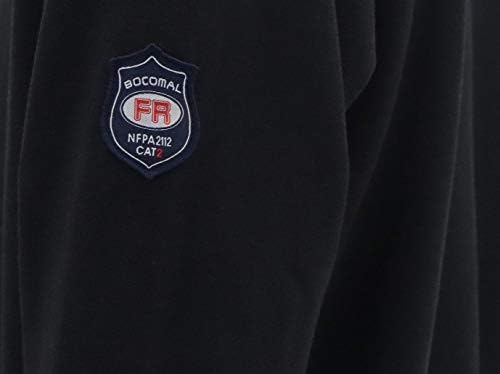 Hoody BOCOMAL FR, Пуловер с качулка и цип Отпред, Пожароустойчиви Риза с качулка с тегло 10,5 грама