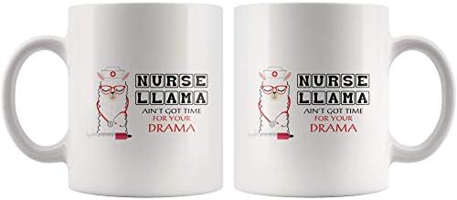 Panvola медицинска сестра Llama нямате време За вашата драма Подарък Чаша за Забавен подарък медицинска Сестра
