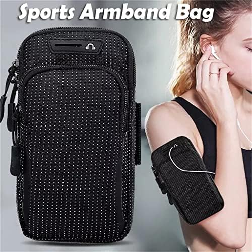 CLKSZ Универсална Спортна чанта-нарукавник с подсветка, стойка за телефон за фитнес и тичане, Чанта (Цвят: D,
