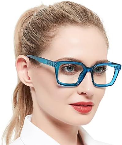 OCCI CHIARI Модни Бифокални Очила за Четене 2,75 Женски, Блокиране на Синя Светлина, Извънгабаритни Ридеры 1.0