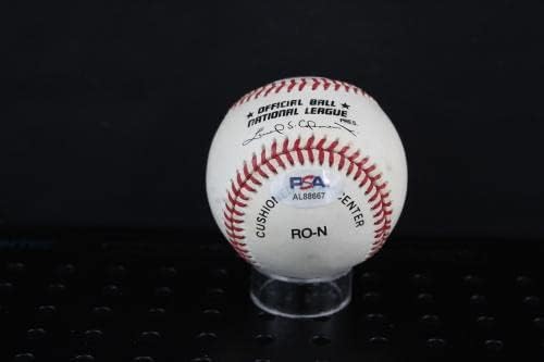 Ърни Банкс Подписа Бейзболен Автограф Auto PSA/DNA AL88667 - Бейзболни топки с Автографи