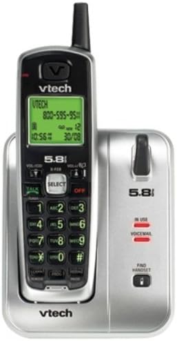 Безжичен телефон VTech CS5111 с 1 Тръба, Сребрист / Черен