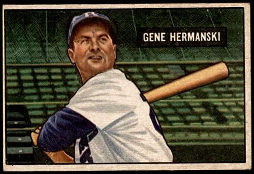 1951 Боуман 55 Джин Хермански Бруклин Доджърс (Бейзбол карта) ТНА Доджърс