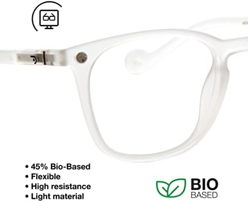 Очила за четене когато пресбиопия DIDINSKY Readers със защита от синя светлина за мъже и жени. Гума на допир,