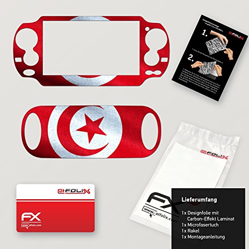 Дизайнерски кожа Sony PlayStation Vita знаме на Тунис - Стикер-стикер за PlayStation Vita