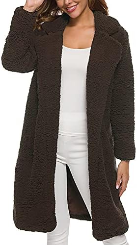 Модно палто с дълги ръкави Ladie's Plus Size, Домашно Облекло за Хелоуин, Без Монофонични Жилетка с V-образно