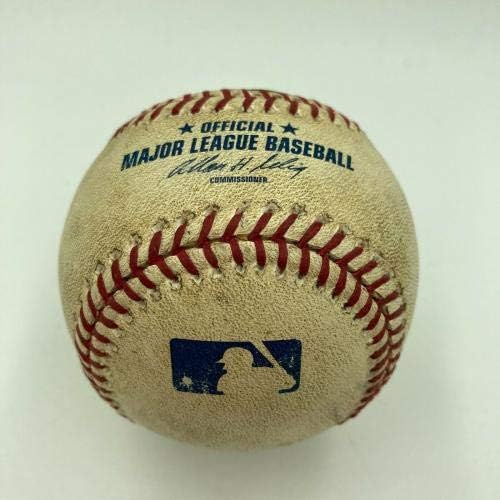 Цикъл на игри на Трой Туловицки 8-10-2009 Използвани Бейзболни топки с Автограф на MLB Authentic - MLB Използвани