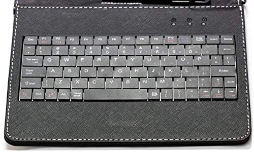 Черен калъф за клавиатура Navitech, Съвместим с 10.1-инчови таблета Archos 101 Кислород