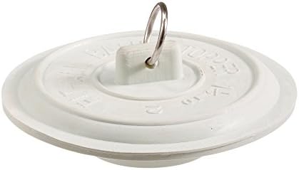 Тапата Plumb Pak PP22004 с Кольцевым покритие, за използване с Всички вани за пране на дрехи и вани с сливными дупки 1-1 /2 на 2 инча, бяла