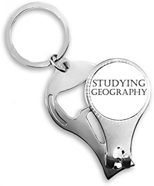 Кратката Фраза Изучаването на Географията Ножица За нокти Халка Ключодържател Отварачка за Бутилки Машина За Рязане