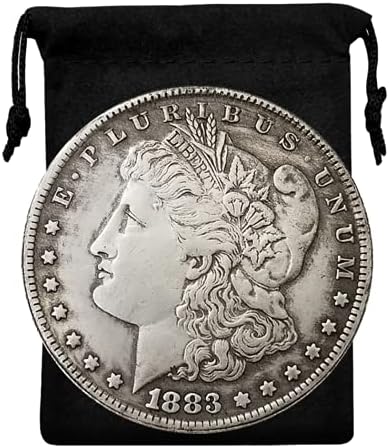Kocreat Копие 1883-Сребърна Монета с покритие във формата на долар Морган-Копие на Старата Оригинална Сувенирни