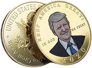 Изборите за президент на САЩ Тръмп 2020 Златна Монета Възпоменателна Монета Предизвикателство Монети Колекционерски