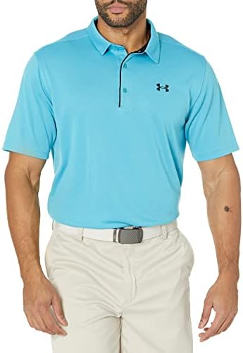 Мъжки топка за голф Under Armour Tech Golf, Polo, (433) Glacier Blue / / Черно , X-Large Tall