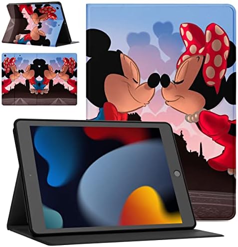 Сладък Cartoony калъф за iPad 9.7 Case 2018 Калъф за iPad 6-то поколение /2017 iPad 5-то поколение-Кавайная част от Животните принтом, Корица-Фолио, Кожени Калъфи за Момчета, Момичета, Ж?
