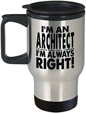 Аз съм Архитект, за да Спестите време, Само Предполагам, че винаги съм Права при Пътуване.