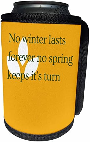 Триизмерно изображение с текст a нито една зима не трае вечно, нито една пролет. - Опаковки за бутилки-охладители (cc-360253-1)