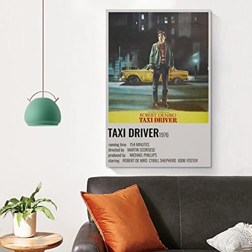 Шофьор на такси 1976 Ретро Филм на Класически филм Ретро Постер Декоративна Стая Естетически Плакати върху Платно