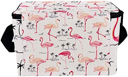 Фланец Обяд-Бокс, Изолирано Кутия за Bento за Мъже И Жени И за Възрастни, многократна употреба Ведерко за Обяд с пагон Flamingo Bird