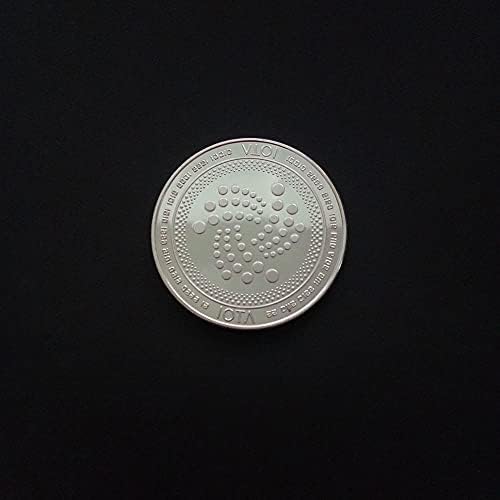 1БР Възпоменателна Монета, Позлатена Сребърна Монета Iota Монета Iota Виртуална Криптовалюта 2021 Лимитированная Серия са подбрани Монета с Защитно покритие