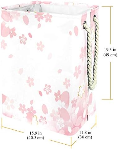 Unicey Красивата Сакура в Япония Сгъваема Кошница за дрехи с Дръжки кош за бельо Голяма Кошница За Съхранение