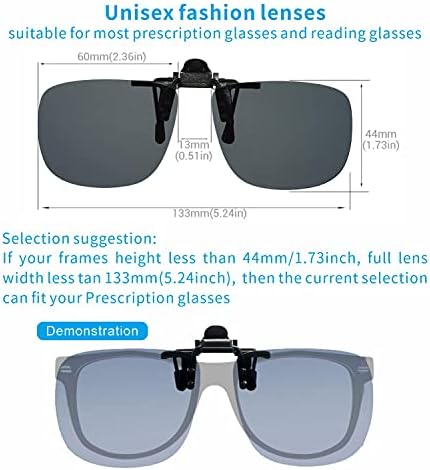 Поляризирани очила без рамки, с окачени метални клипсой за мъже и жени, са подходящи за рецепта точки от късогледство