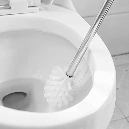Четка и държач за тоалетна GYDMEG, Набор от Четки За почистване на Тоалетната чиния от Неръждаема Стомана, Четка