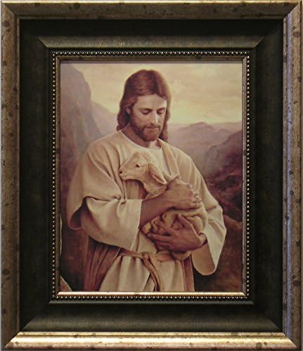 Снимка в рамка на Исус, на Изгубеното Агне, работа Дэла Парсона