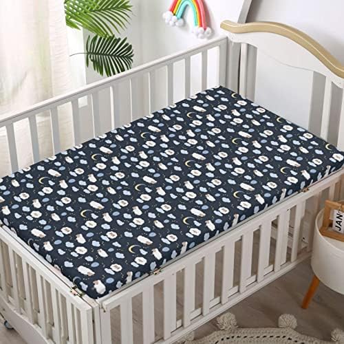 Кухненски Кърпи за бебешко креватче, Портативни мини-Кърпи за яслите, Меки и Еластични Кърпи за яслите-Подложка