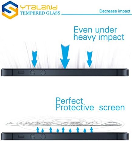 Защитно фолио от закалено стъкло Ytaland за таблет Blackview Tab 12 10,1 инча, Защищающая от Пръстови отпечатъци, Без мехурчета, Защитно покритие от закалено Стъкло