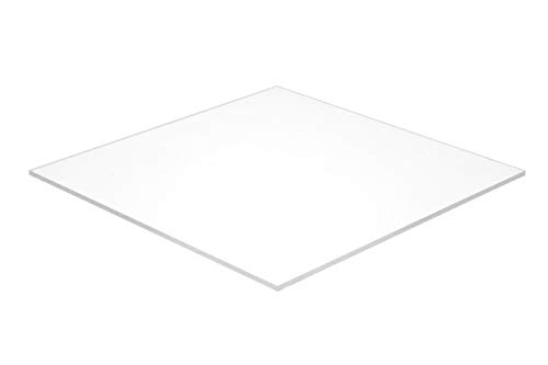 Акрилен лист от плексиглас Falken Design, Червен Прозрачен (2423), 10 x 12 x 1/8