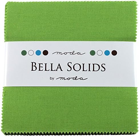 Набор от шармов Bella Solids Lime Charm 42 квадрата 5 Moda Fabrics 9900PP 75