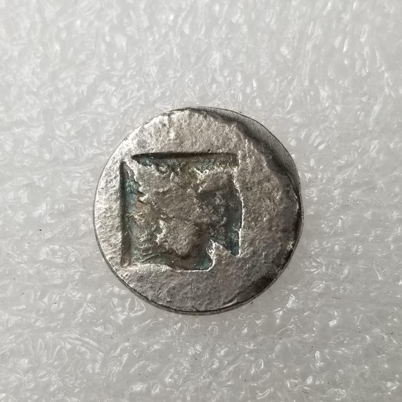 Старинните Занаяти Гръцка Монета С Медна Сребърно Покритие Состаренный Сребърен Долар Сребърен Кръг 3411