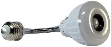 Carrismann Led лампа E26 Сензор за движение и осветеност е Гъвкава, Целяща Автоматична Лампа нощна светлина