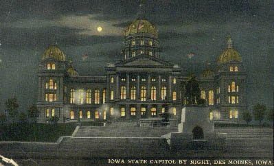 Пощенска картичка от Де-Мойна, Айова