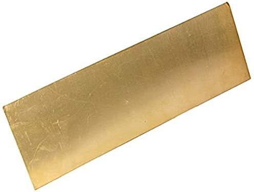Латунная плоча YUESFZ Месинг Лист Percision Metals Суровини: 0,5 мм x 200 мм x 200 мм Чисти Медни Листа фолио
