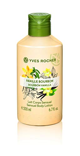 Yves Rocher Les Plaisirs Натурален Чувствен лосион за тяло Bourbon Vanilla, 200 мл. /6,7 течни унции.