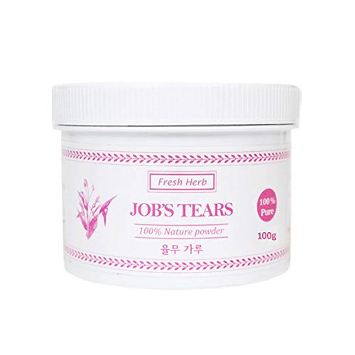 Sinsunherb Корея прах Joob's Tears Powder | 100 г | 1 Контейнер, Adlay, Естествена Съставка за Козметични маски за лице, 율무