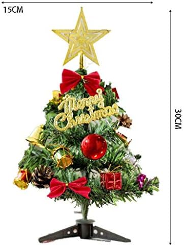 PDGJG Коледно Дърво - Мини-Коледна Елха игри на Декорация на Коледна Украса Подаръци