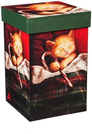 Керамични Пътна чаша Cypress Home Beautiful Sleeping Cat със съответната предавателна - 4x5x7 Инча Стоки за