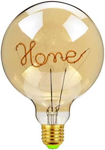 G125 Led Лампа във формата на буквата Love 4 W, Led Лампа 2700 К, Топло Жълта Крушка, Мека Гъвкава Лампа с нажежаема
