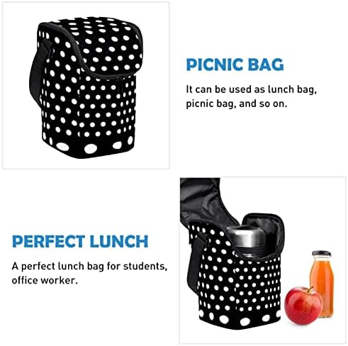 Чанта за обяд GUEROTKR Дамски, Кутия за Обяд за Мъже, Мъжки Кутия за Обяд, Черен